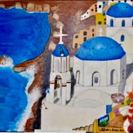 Santorini Greece print